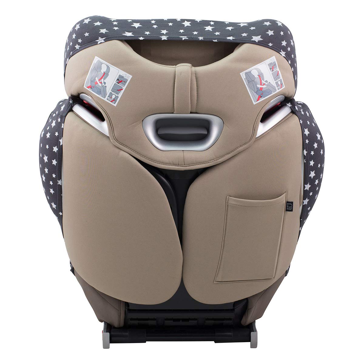 JYOKO KIDS Fodera per seggiolino auto compatibile con Cybex Solution Q2 Fix, Q3, Cybex Z Fix, Gb Elian (Winter Sky)