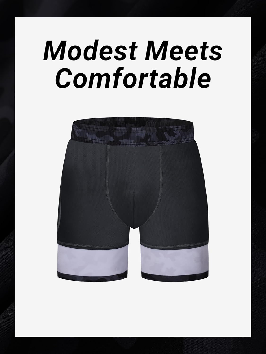 Arcweg Mens Big and Tall Swim Trunks with Mesh Liner 9 inch Plus Size Quick Dry Bathing Suits Swim Shorts for Men 1X-6X