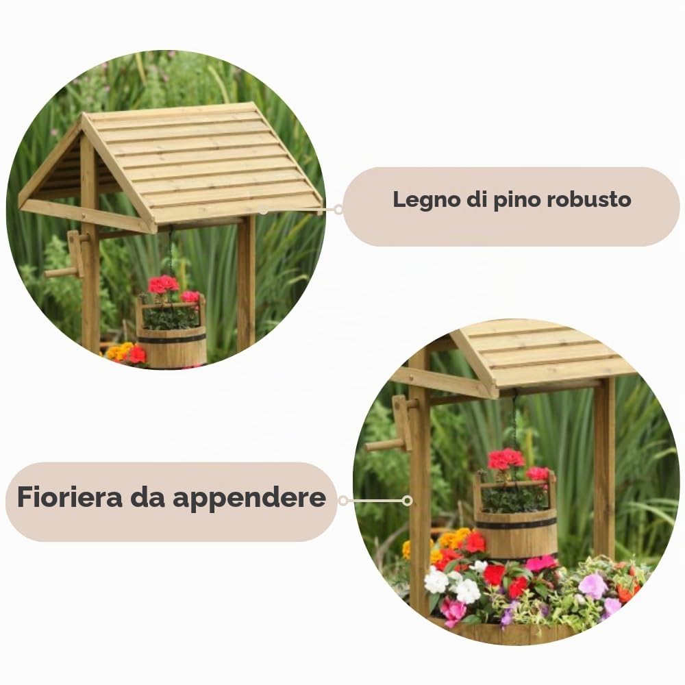 Garden Mile - Stazione di alimentazione per uccelli selvatici, ideale per mangiatoia per uccelli selvatici, suet o vermi di farina e altri alimenti per uccelli selvatici.