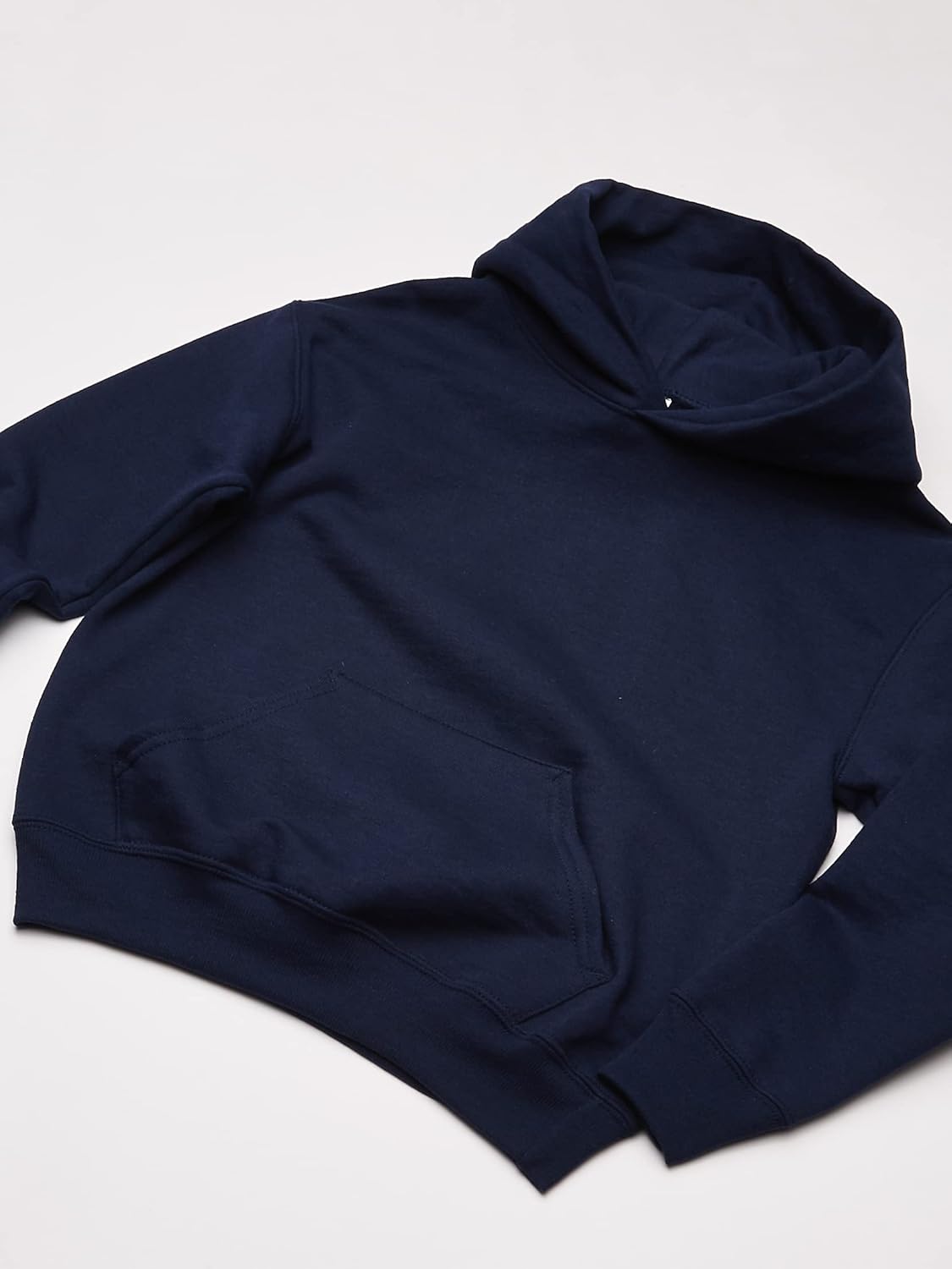 Hanes Boys' EcoSmart Fleece Hoodie, Hooded Sweatshirt for Boys, Pullover Sweatshirt Medium Navy