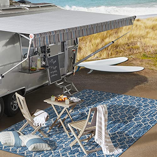 image for JONATHAN Y SMB108B-8 Ourika Moroccan Geometric Textured Weave Indoor O