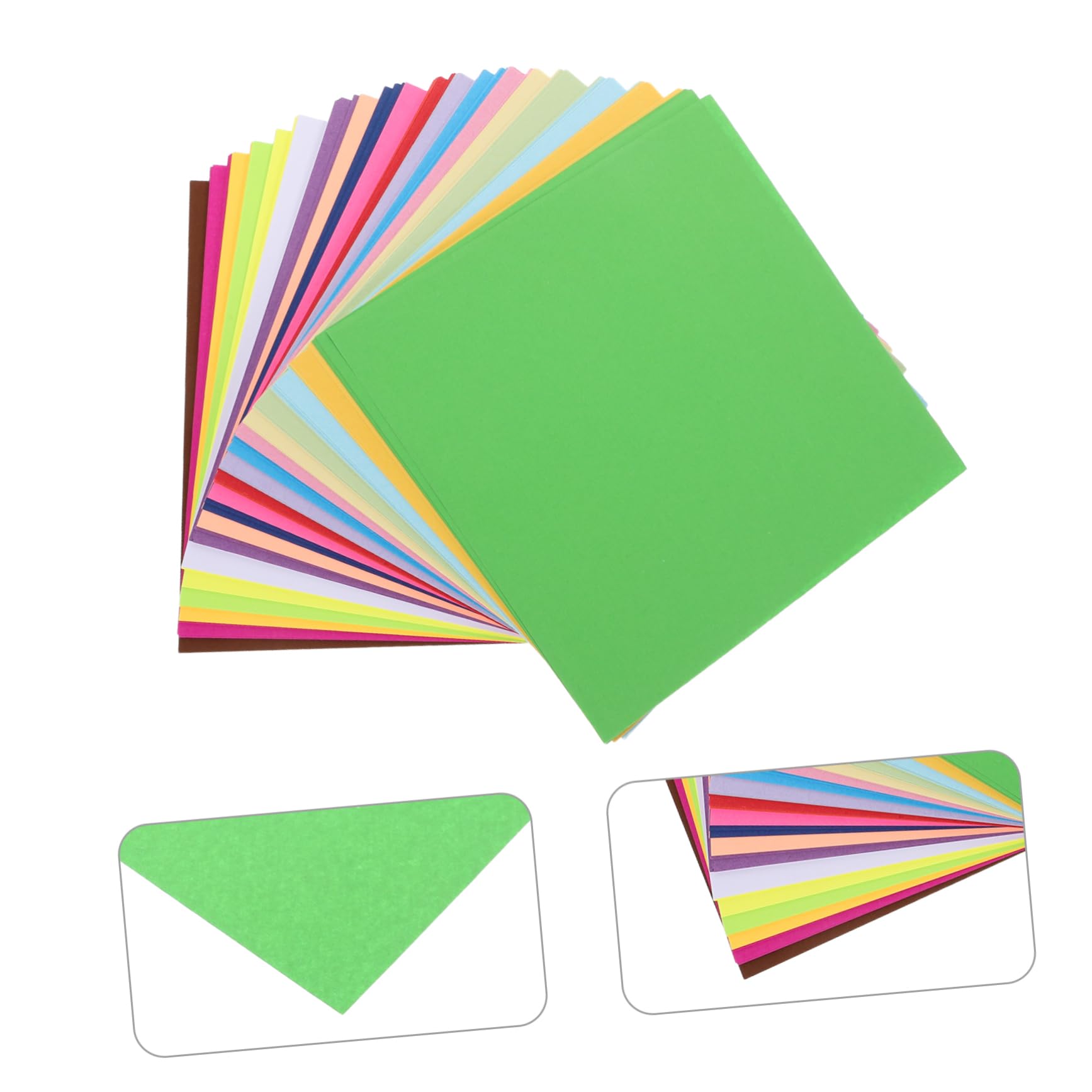 Tofficu 600 Blätter Farbiges Origamipapier Quadratisch Doppelseitig für Bastelarbeiten Schulprojekte und Diy-aktivitäten Origamipapier in Großen Mengen für Junge Mädchen