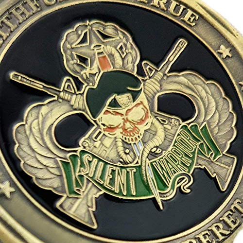 Moneda conmemorativa USA Army Special Forces Green Beret miniatura 3