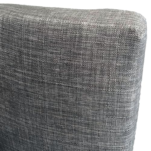 Cama de 90 x 190 cm juvenil gris claro somier individual madera resistente 5