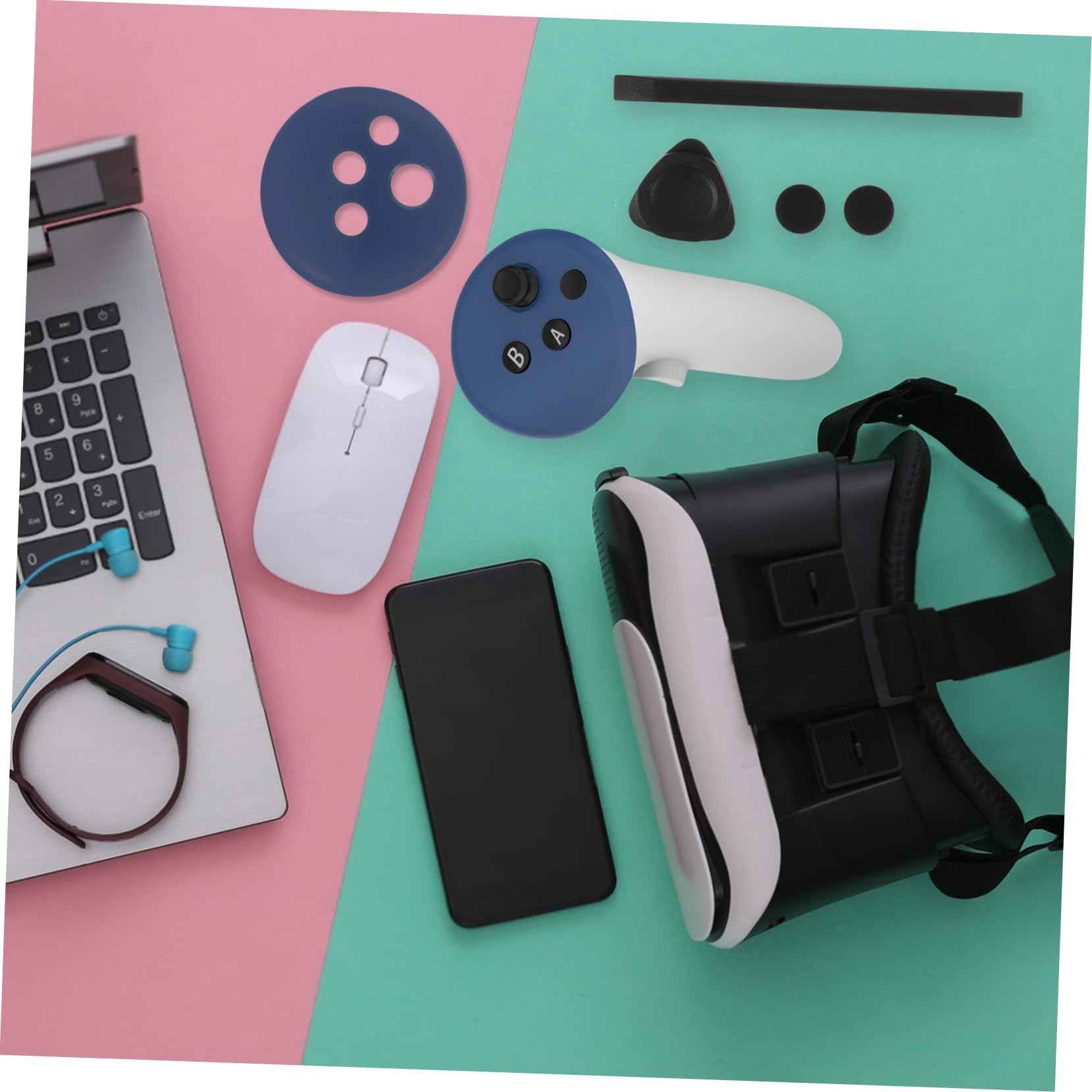 jojofuny 5sets Cover Per Controller Vr Compatibile Con Sostituzione Con Design e Facile Installazione Accessorio Con Grip