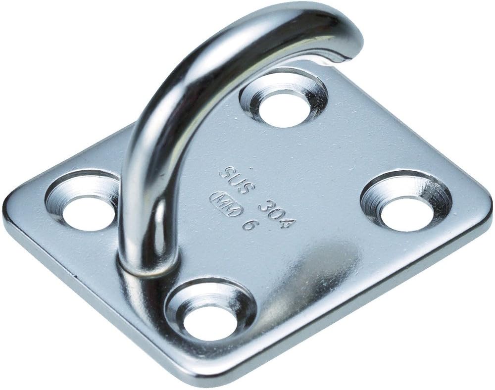 TRUSCO TOIP-5 Stainless Steel Open Eye Plate 0.2 inch (5 mm) (1 Piece=1 Bag)