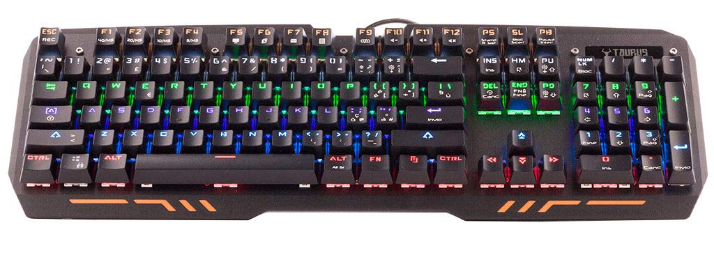Itek X03 Tastiera da Gaming, Meccanica, Switch Blu, Retroilluminazione, Nero