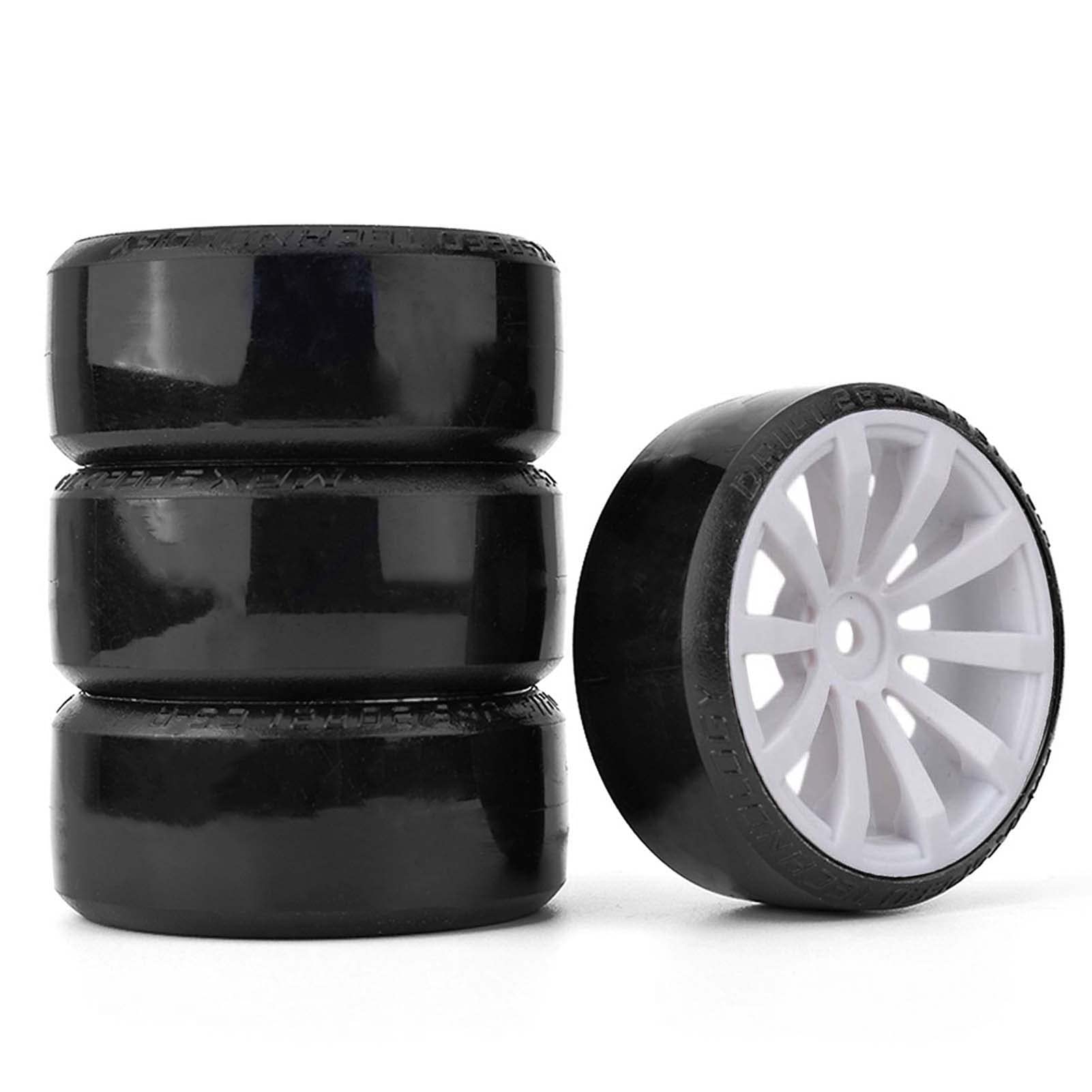 4pcs Rc Hard Pattern Drift Tires Tyre Wheel For Traxxas Hsp Tamiya Hpi 1:10 Rc O - Foto 4