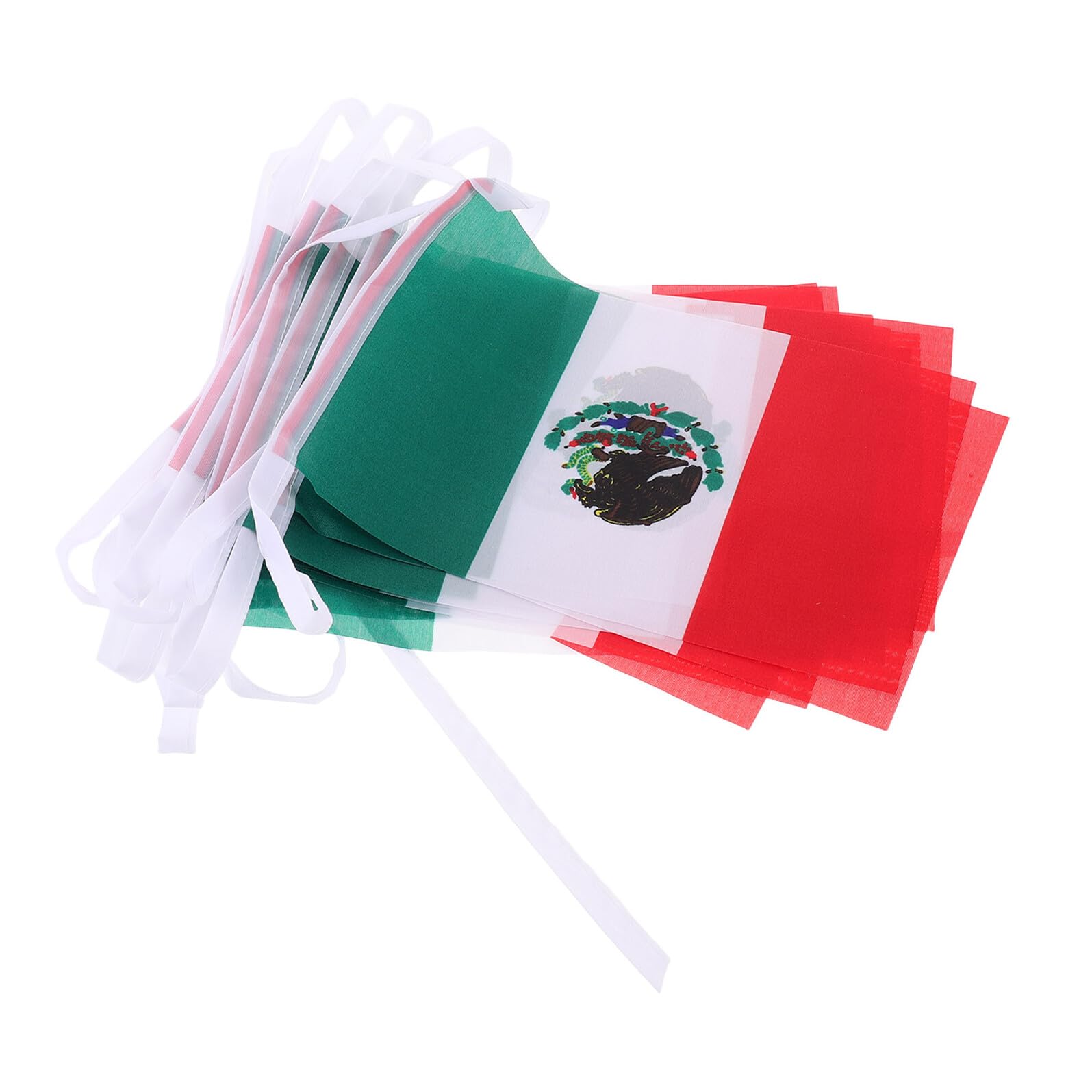 Guirlande de fanions mexicains en tissu 4,88m pour fêtes sportives
