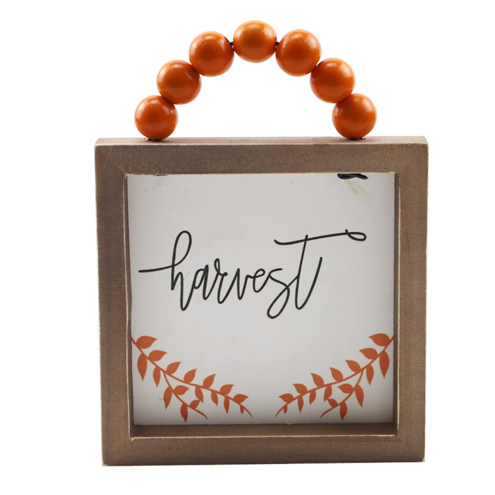 Buxuaaaa Thanksgiving Hanging Decor Wooden Block Farmhouse Autumn Decor Fall Wood Sign Harvest Wood for Holiday Party Hanging Sign