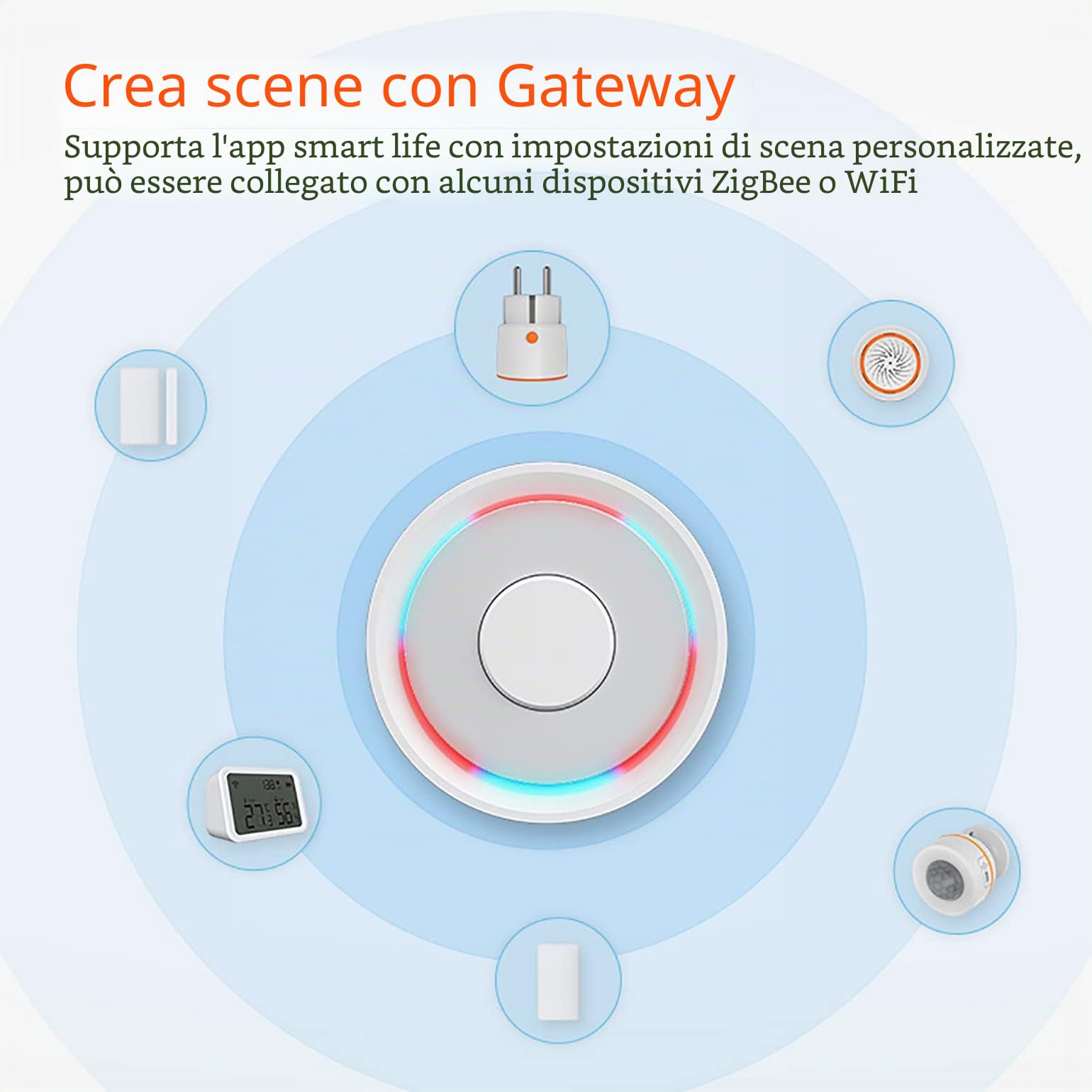 Zigbee - Spina di alimentazione con funzione Smart, funzione di misurazione e timer, controllo tramite App Tuya notificazioni push compatibile con Alexa e Google Home (confezione da 4)
