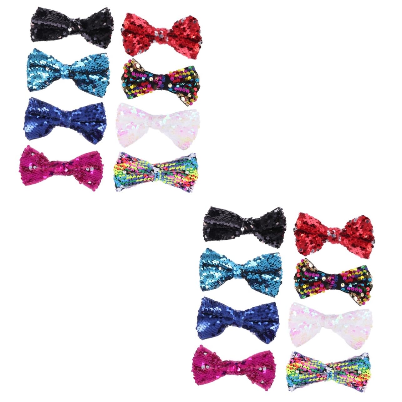 FRCOLOR 32 Pz Lucido Forcina Con Fiocco Capelli Staffe Bowknot Forcina Dei Capelli Con Fiocco Ragazza Forcina Capelli Fermaglio Per Capelli Bambino Cravatta Copricapo