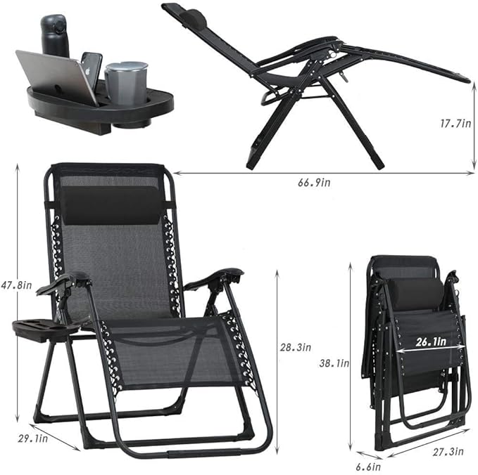 Bpil Set Of 2 Patio Zero Gravity Reclining Sun Loungers Outdoor Chair Lawn Chair Oversized Outdoor Chair Xl Zero Gravity Anti Gravity Chair Patio Chair Chair Camping With Cup Phone Holder Bpil Set Of 2 Patio Zero Gravity Reclining Sun Loungers Outdoor Chair Lawn Chair Oversized Outdoor Chair Xl Zero Gravity Anti Gravity Chair Patio Chair Chair Camping With Cup Phone Holder