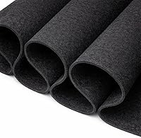 Vista 32 de FabricLA Tela de fieltro para manualidades, 18 x 18 pulgadas de ancho y 0.063 in de grosor, color burdeos, utiliza este fieltro suave