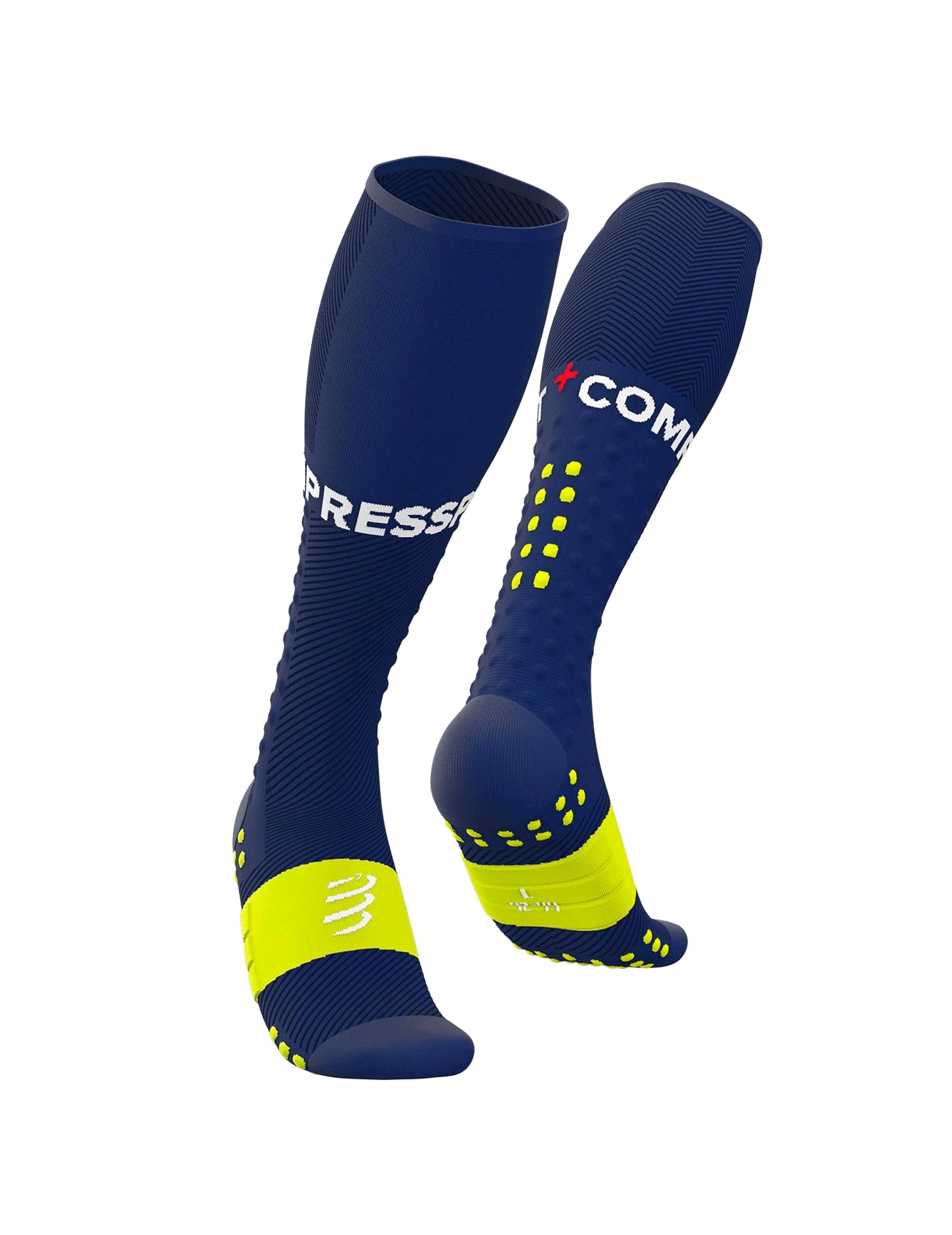 COMPRESSPORT Full Socks Run Unisex Compression Socks -Muscle Support-Running and Triathlon-for Training and Competition-Ultra lightweight