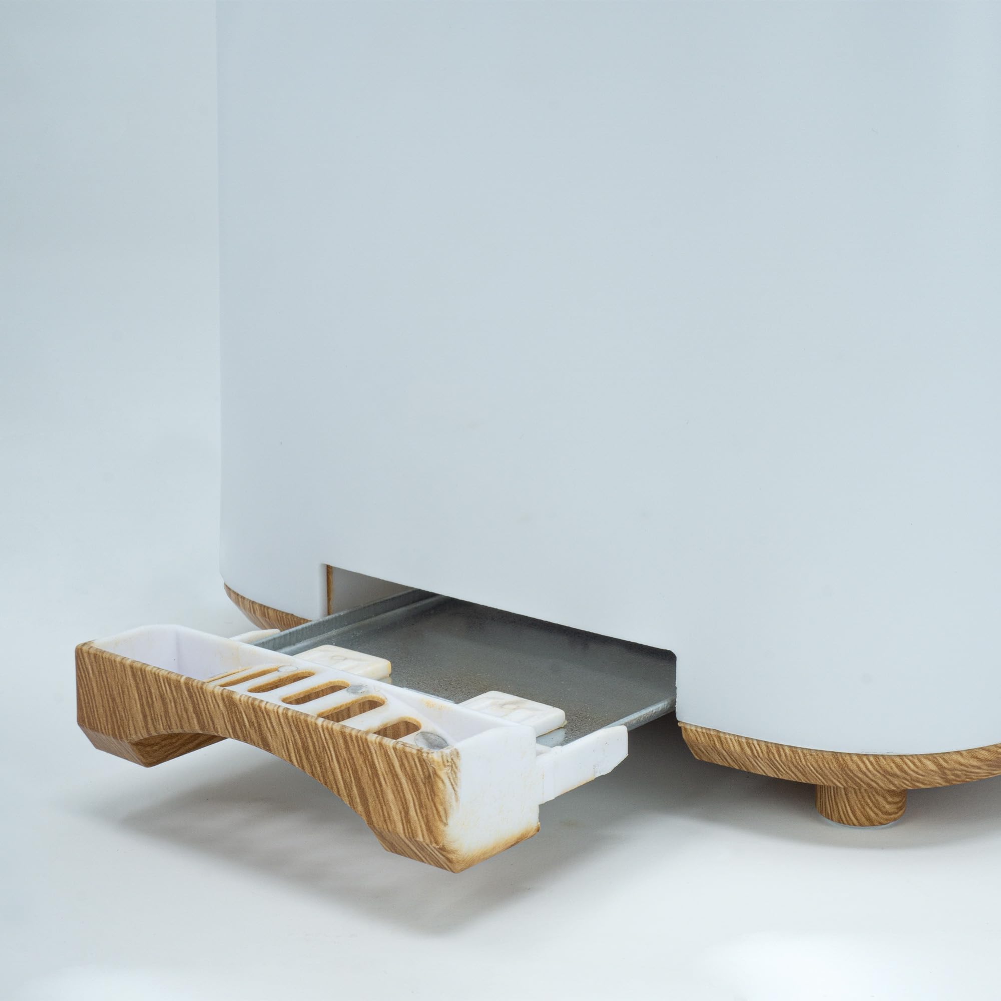 JOCCA - Grille-Pain 2 Tranches Sweet Pink Line| Toaster| 7 Niveaux de Grillage| Fonctions Décongélation, Réchauffage et Annulation| Pour Différents Types de Pain| 700W| Blanc