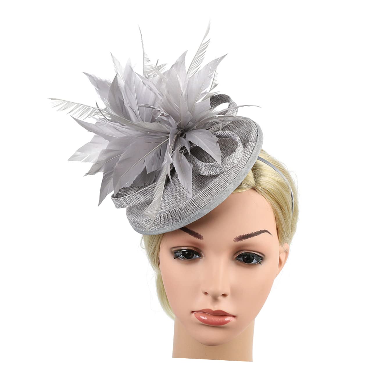 SOIMISS 4piezas Sombrero Fascinador Elegante Pluma Para Mujeres Para Fiestas De Té y Cócteles Accesorio De Moda Para Eventos Formales y Bodas