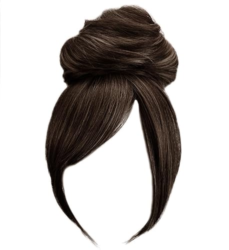 Kim Kimble Sleek Style Bun & Bangs Hairpiece With Face