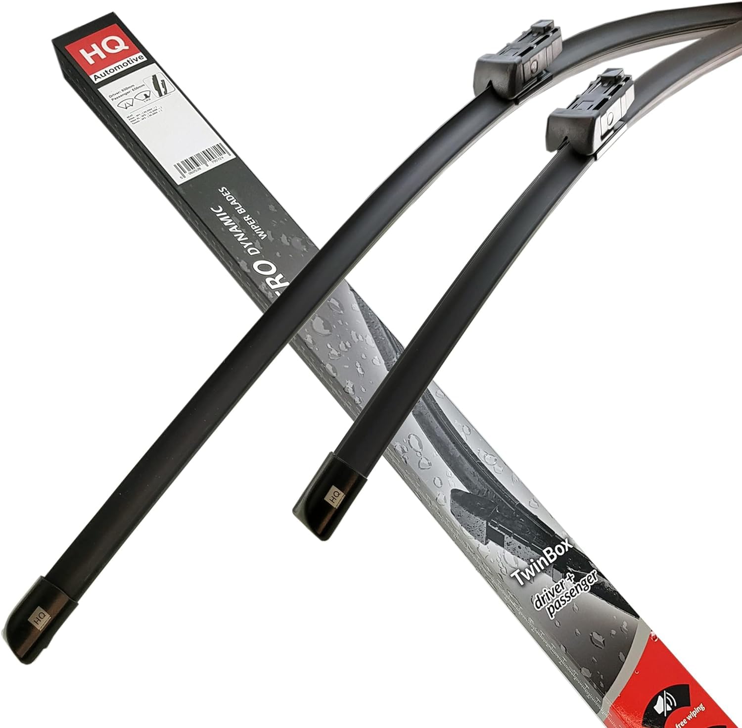 HQ Automotive Wiper Blade for Alfa Romeo Giulia (2016-onwards) VW Caddy (2017-2020 Front Set, ADB81-424