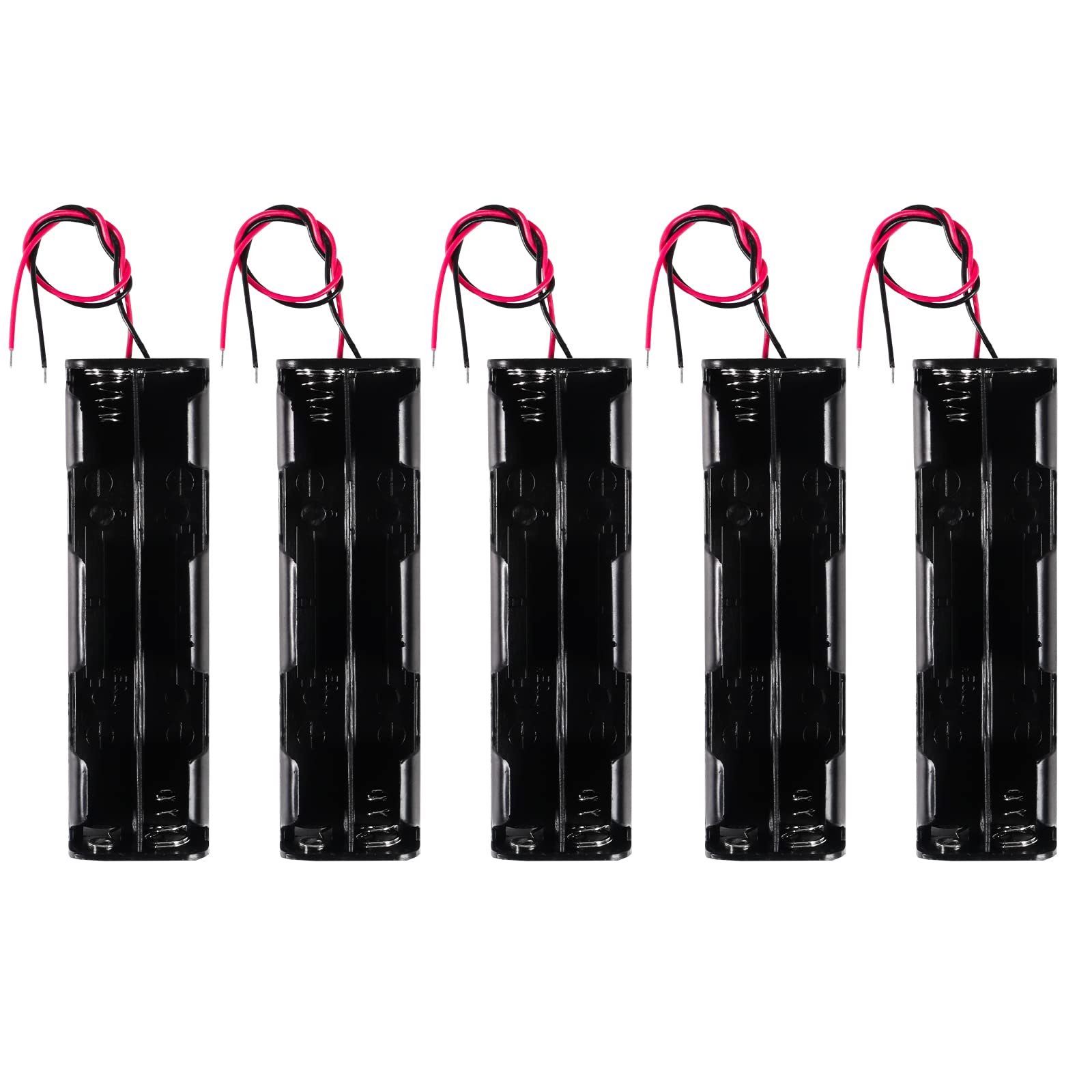 5pcs 8 AA Battery Holder 12v AA Battery Holder 8 X 1.5V AA Battery Holder with Wires Two Layers Battery Case Long Strip Type-image-41