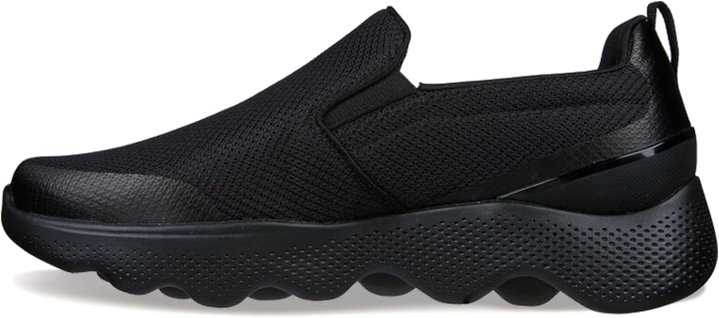 Skechers Men's, GO Walk Massage Fit – Ripple Sneaker Black