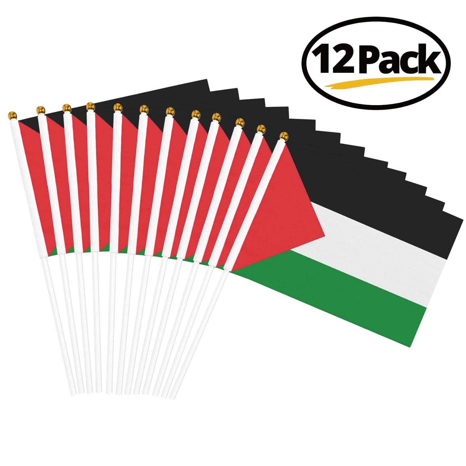 Paquete De 10 Pegatinas Con La Bandera Palestina Para Comput | Cuotas