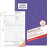  Avery Dennison Zweckform facture livre Premier Deuxième et Troisième Page Imprimé non-carbon Papier A5 3 x 40 pages (texte allemand)