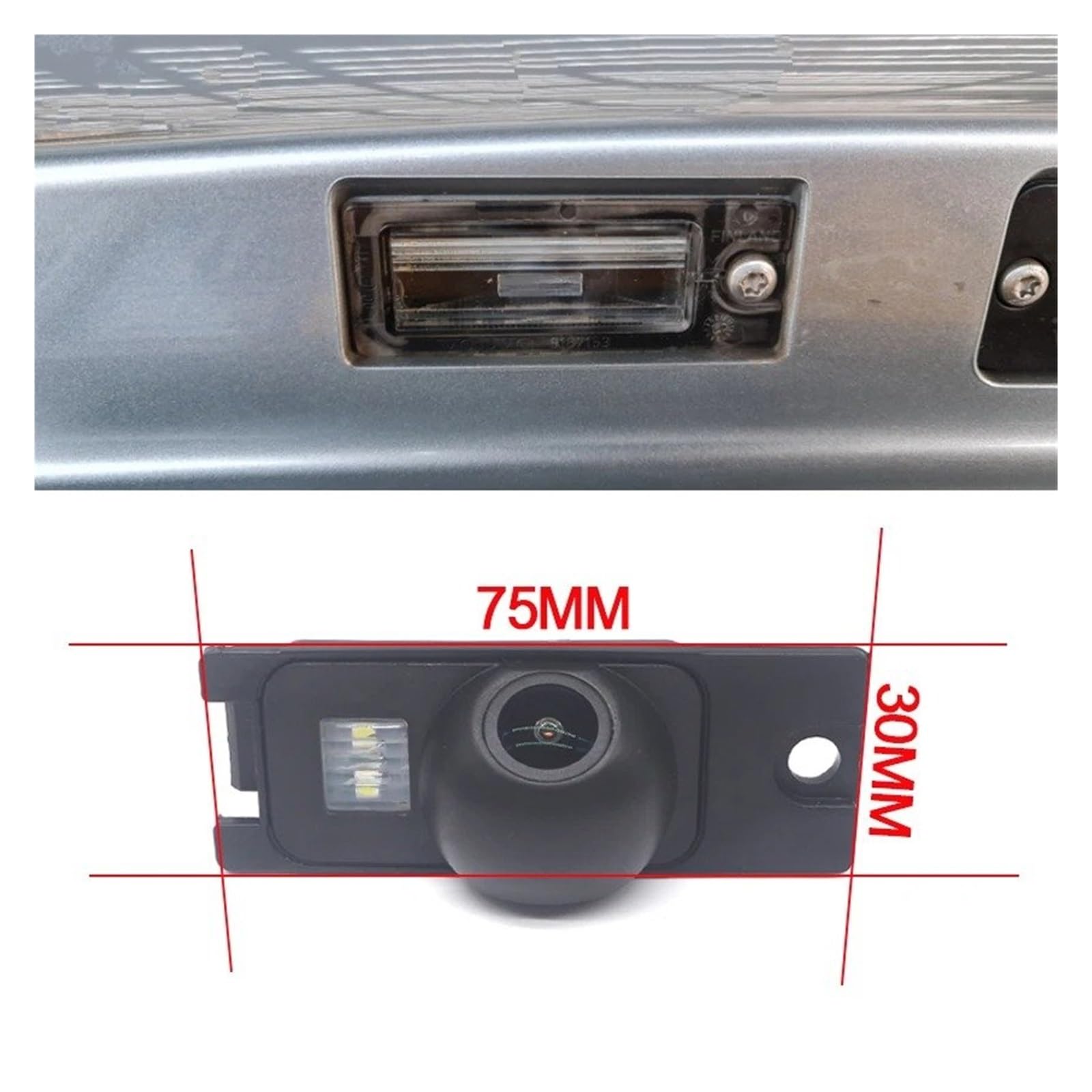 Zamiennik kamery cofania do Volvo V70 V70 II MK2 2000 2001 2002 2003 2004 2005 2006 2007 CCD Full HD noktowizor kamera cofania kamera cofania (kamera) (kamera z Wi-Fi