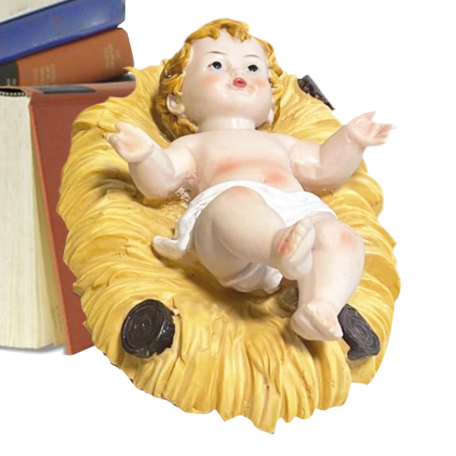 Figurine de Jésus pour crèche de Noël : créez une ambiance chaleureuse sur votre table de fête