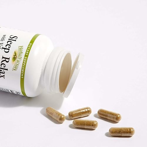 Miniatura 4 de Natural Factors Herbal Factors Sleep Relax Formula, con raíz de valeriana, flor de la pasión y cráneo, sin OMG, 90 cápsulas