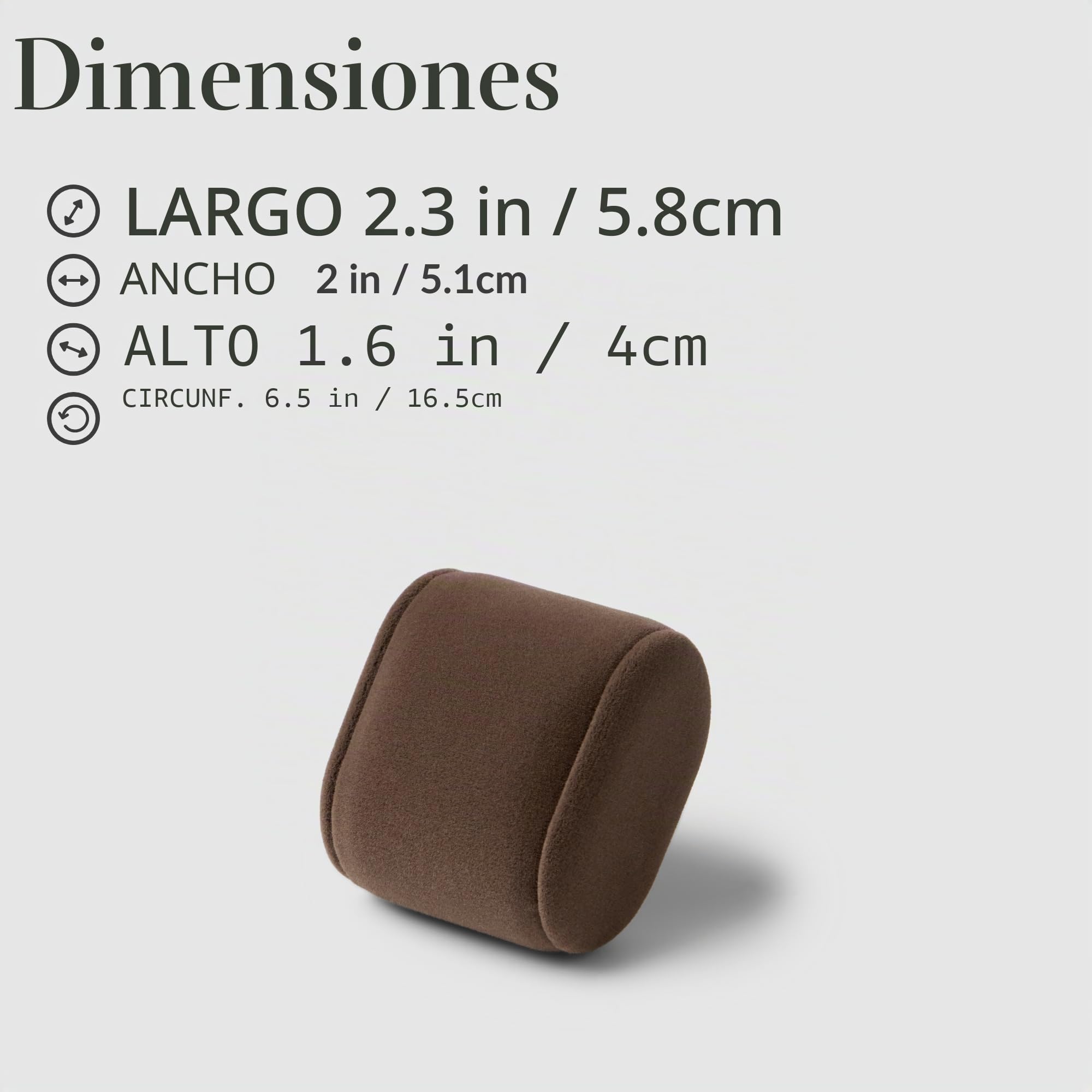 TAWBURY Bayswater - Almohadas para caja de reloj, extra pequeñas, circunferencia de 16,5 cm, 50 mm de ancho, compatibles con cajas de reloj Bayswater de 6, 12 y 24 ranuras, paquete de 24 almohadas