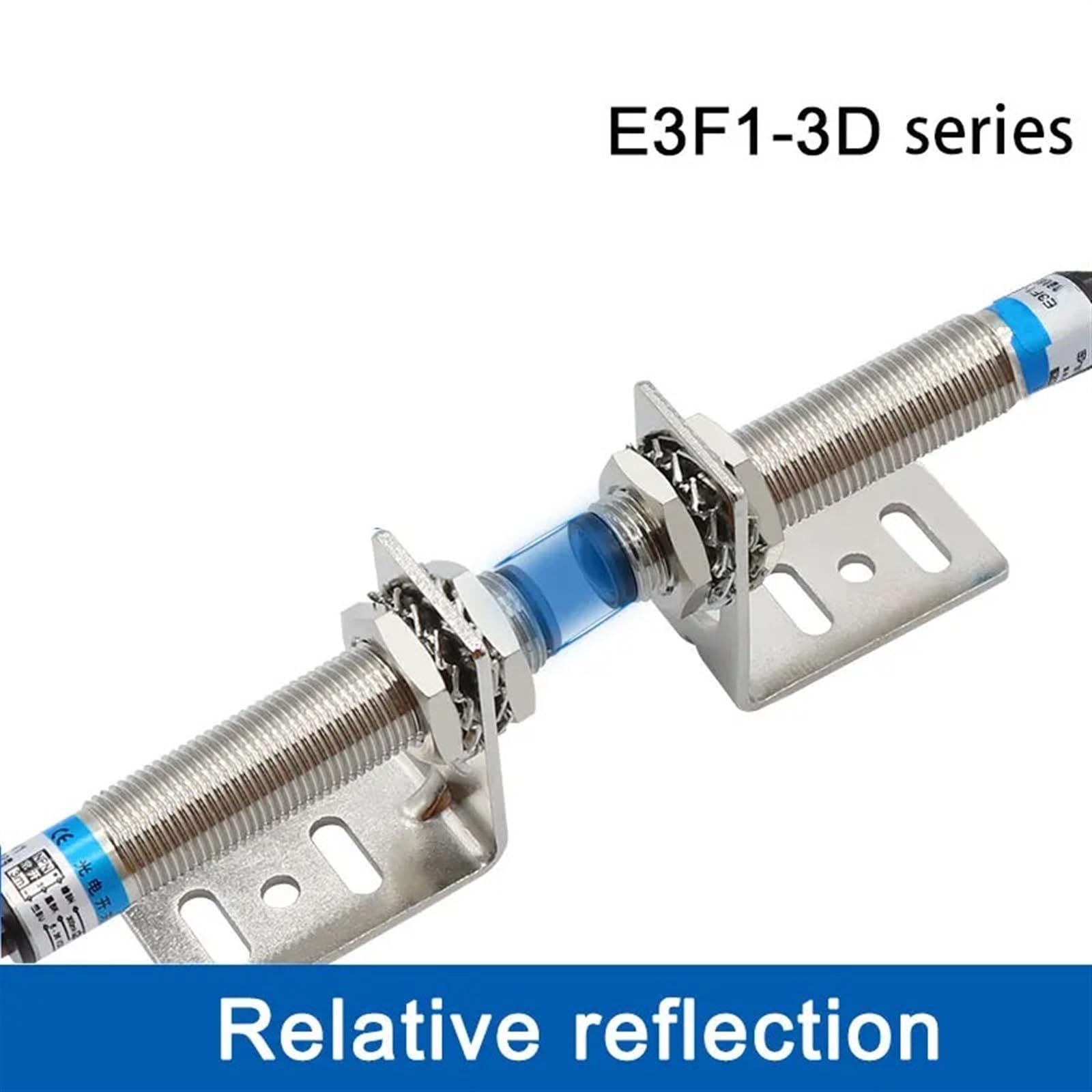 Aufstrahl-Infrarot-Lichtschrankensensor E3F1-3DN1-3L/N2/P1/P2 DC-Dreileiter M12 (Color : E3F1-3DN1-3L)