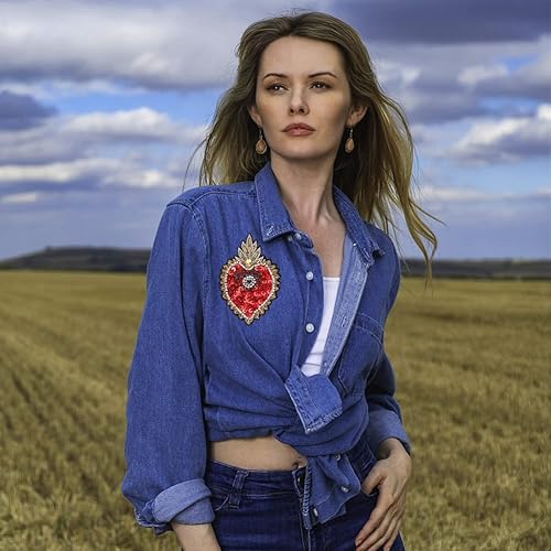 Miniatura 5 de INFUNLY Parches con cuentas de corazón de ojos malvados, parches de apliques de lentejuelas de 3 estilos para coser en ropa, jeans, chaquetas,