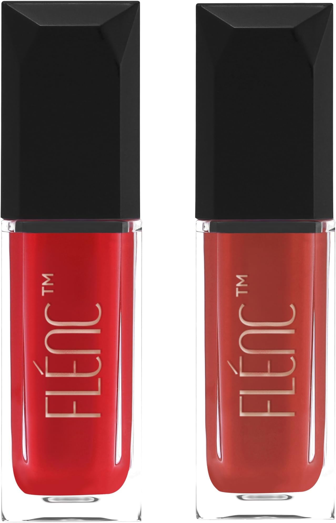 Flénc Cryla Velvet Matte Waterproof Liquid Lipstick, 16 hrs Moisturizing Lipstick For Women With Intense Pigment (Barcelona 5ML & Sydney 5ML)