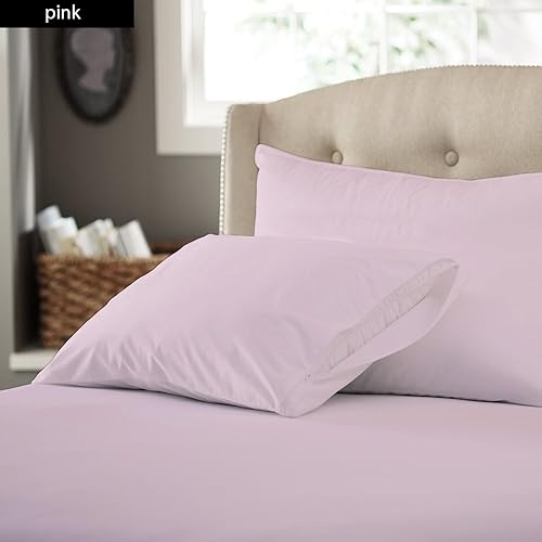 Miniatura 8 de Juego de sábanas de 16-20pulgadas, ajustable, con bolsillo profundo, de 400 hilos, 100 % algodón Pima, acabado de hotel, 1 unidad ajustable  Sábana