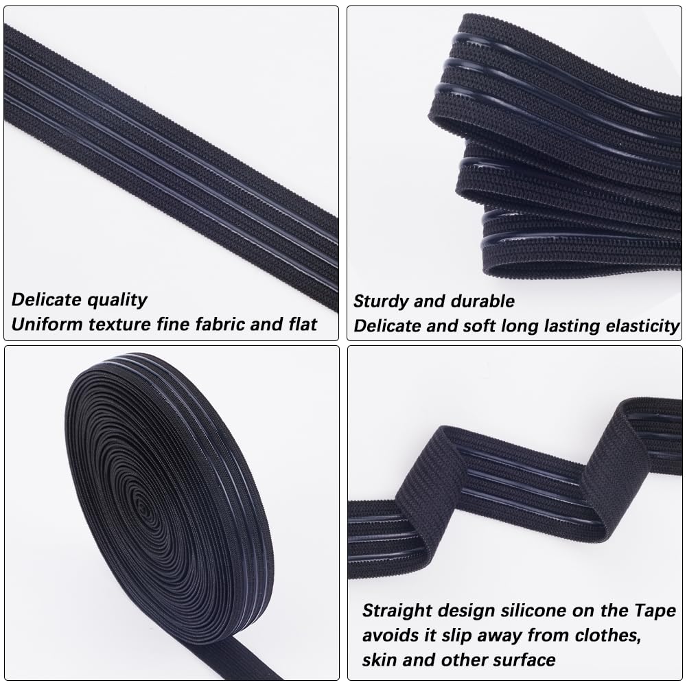 Ruban Élastique Pliable GORGECRAFT 18 Yards - 9 Styles Imprimés Pour Couture, Cheveux Et Artisanat (1,5 Cm)