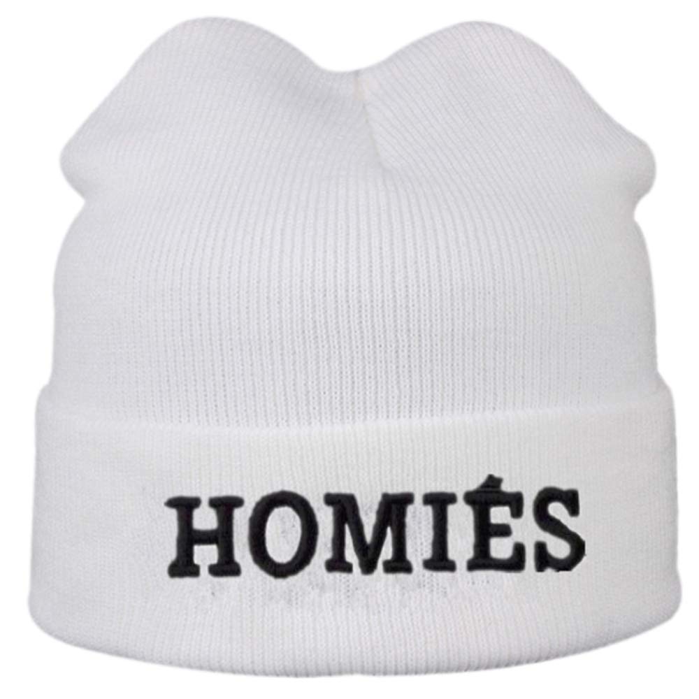 Fashion Unisex Knitted Homies Embroidery Beanie Hat Hip Hop Skull Caps Skate Hat