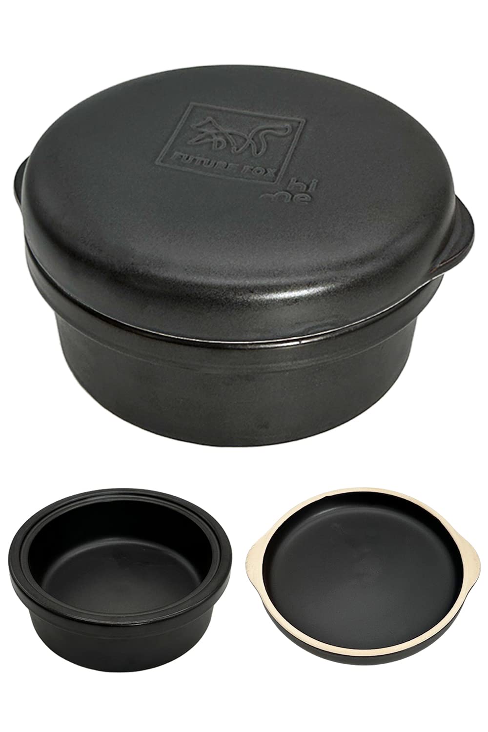 Amazon.co.jp: FUTUREFOX hime(ハイム) 土鍋 スキレット アウトドア