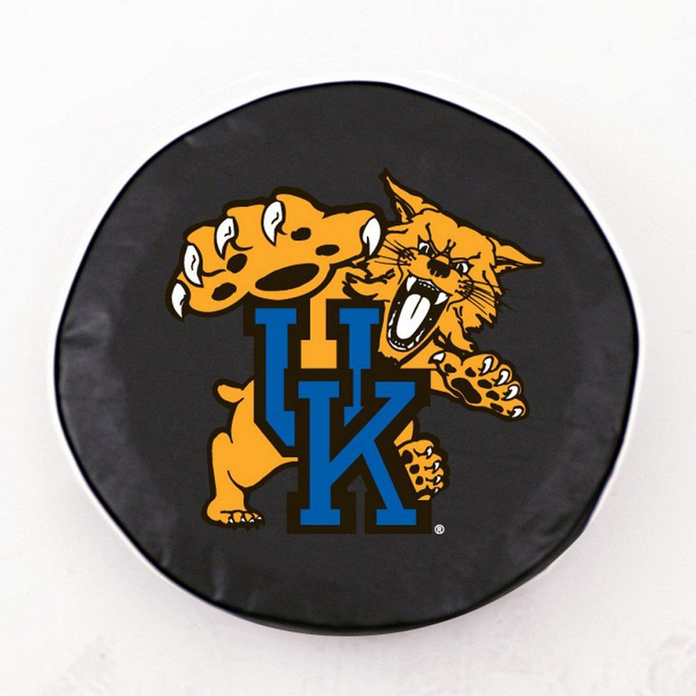 HBS Kentucky Tire Cover with Wildcats Logo on Black Vinyl Size: Z - 33 x 12.5 Inch