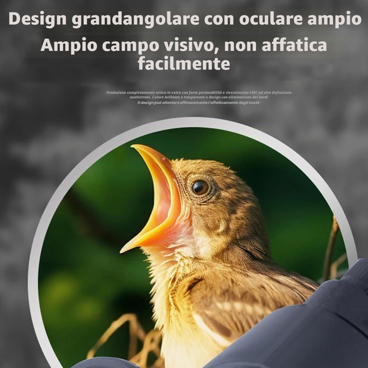 Enzemit Cannocchiale professionale per esterni, ingrandimento 25-75x, per birdwatching, obiettivo da 60 mm, zoom monoculare, telescopio portatile da viaggio con treppiede
