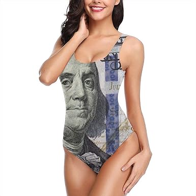 Ying 100 Dollar Bill Women S Quick Drying One Piece Swimsuits Elasticity Bathing Suit Swimwear Soft Cup At Amazon Women S Clothing Store