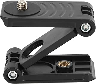 Z Tilt Tripod Head, Folding Z Type Tripod Head, Black Mounting Plate Camera Support Bracket, for Tripod/DSLR Cameras Camcorders
