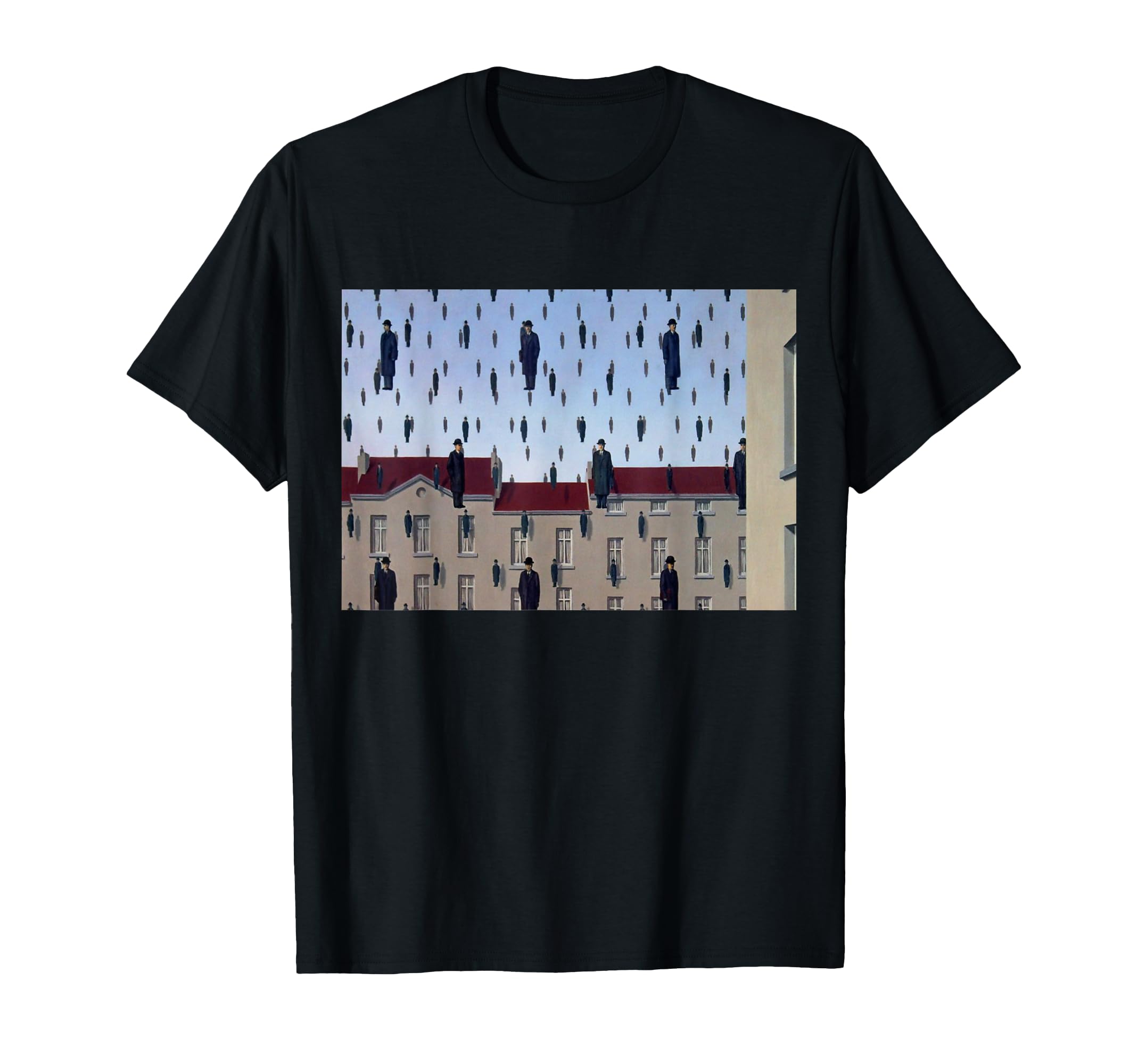 Amazon | Magritteによるゴルコンダの有名な絵画。 Tシャツ | T