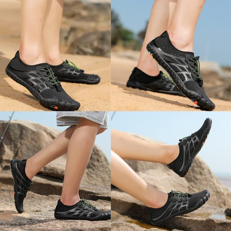 Image of LIZRHA Water Shoes for Men and Women Quick Dry Aqua Swim Barefoot Shoes for Outdoor Fishing Beach Pool Boat Surfing Walking Water Park and Yoqa Activities