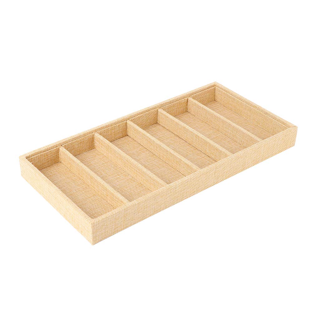 Zetiling Brillenaufbewahrung, Brillenbox zur Aufbewahrung von 6 Brillen, Brillen Organizer, Aufbewahrungsbox für Brillen Sonnenbrillen Display Box Schmuck Display Organizer Tray Brillendisplay
