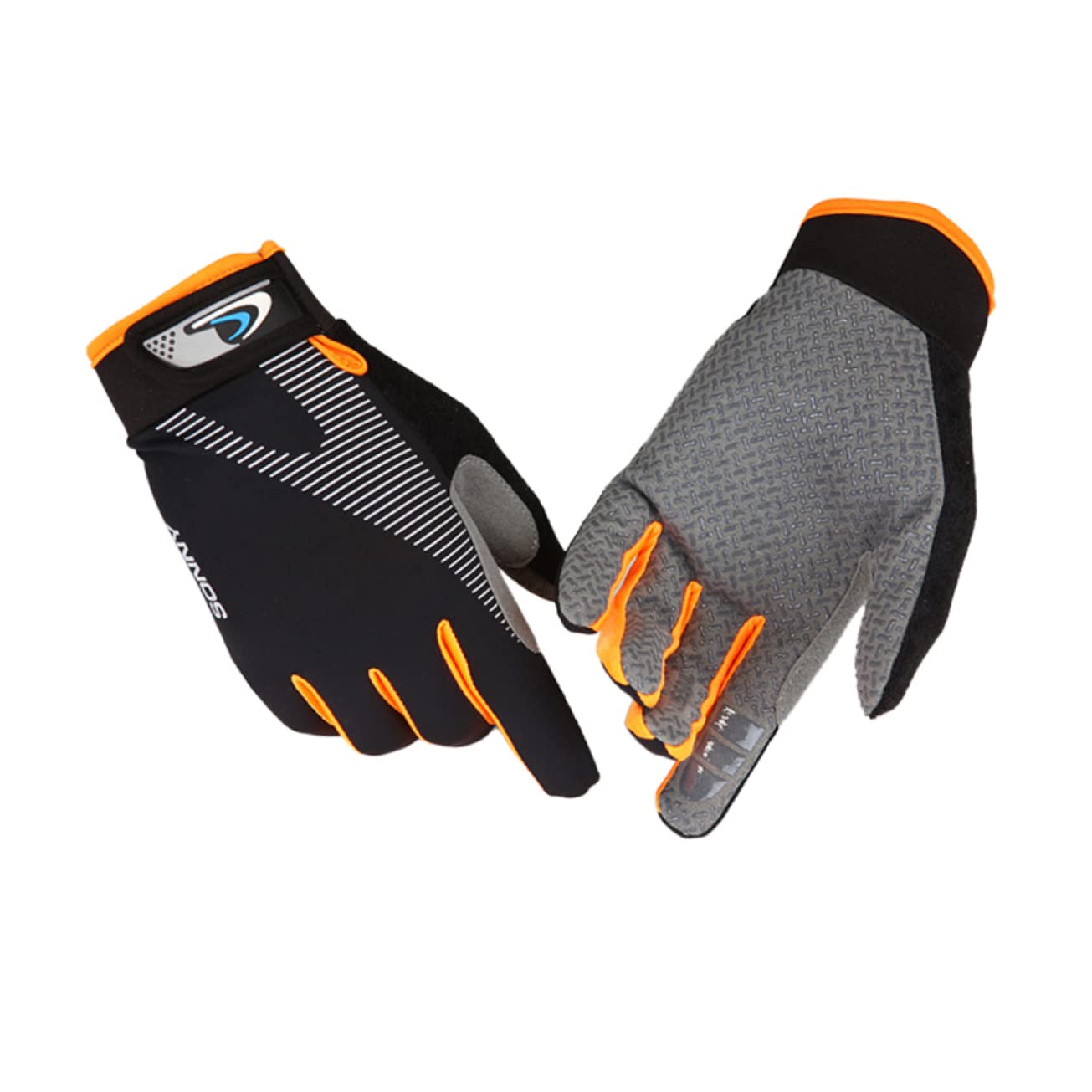 Sosoport 3 Stück Mountainbike Handschuhe Vollfinger Trainingshandschuhe Reithandschuhe