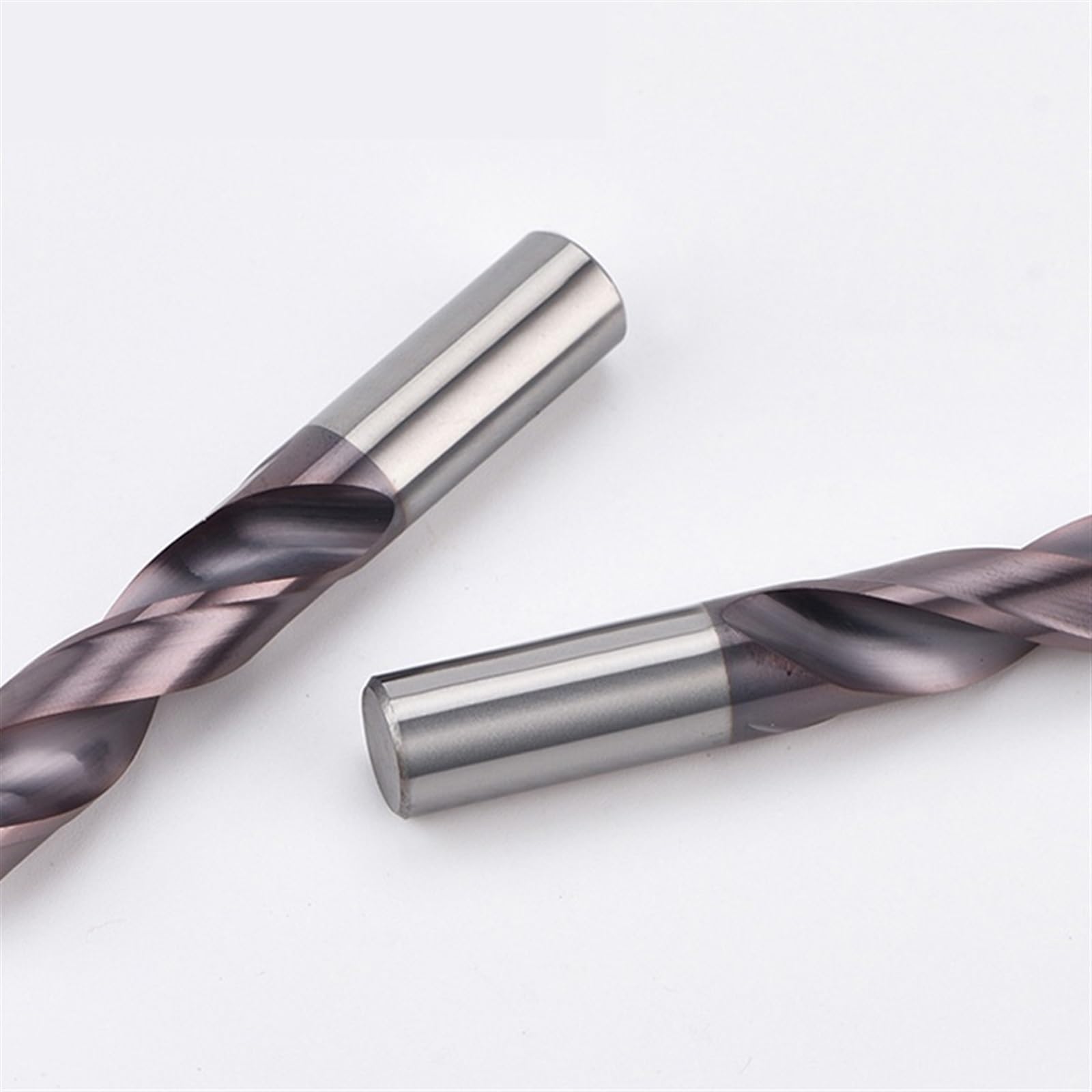 3Pcs 2mm-9mmx80mm HRC65 Solid Carbide Drill Bits Set, Spiral Flute Twist Drill Bit for Hard Alloy Stainless Tools(3.7mm 3pc)