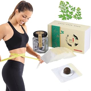 60/90/120Pcs Effective Ancient Remedy Healthy Detox Slimming Belly Pellet, Perfect Detox Slimming Patch, Herbal Slimming Tummy Pellets, Mugwort Navel Sticker (90Pcs)