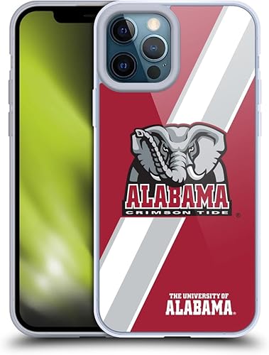 Miniatura 133 de Head Case Designs Funda de gel con logotipo oficial de la Universidad de Alabama UA [protección de grado militar] compatible con Apple iPhone 11