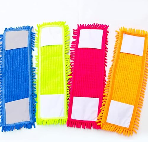 Miniatura 7 de FOMIYES 2 paños de repuesto para cabezal de trapeador, almohadillas de repuesto suaves con absorción de agua, almohadillas reutilizables para